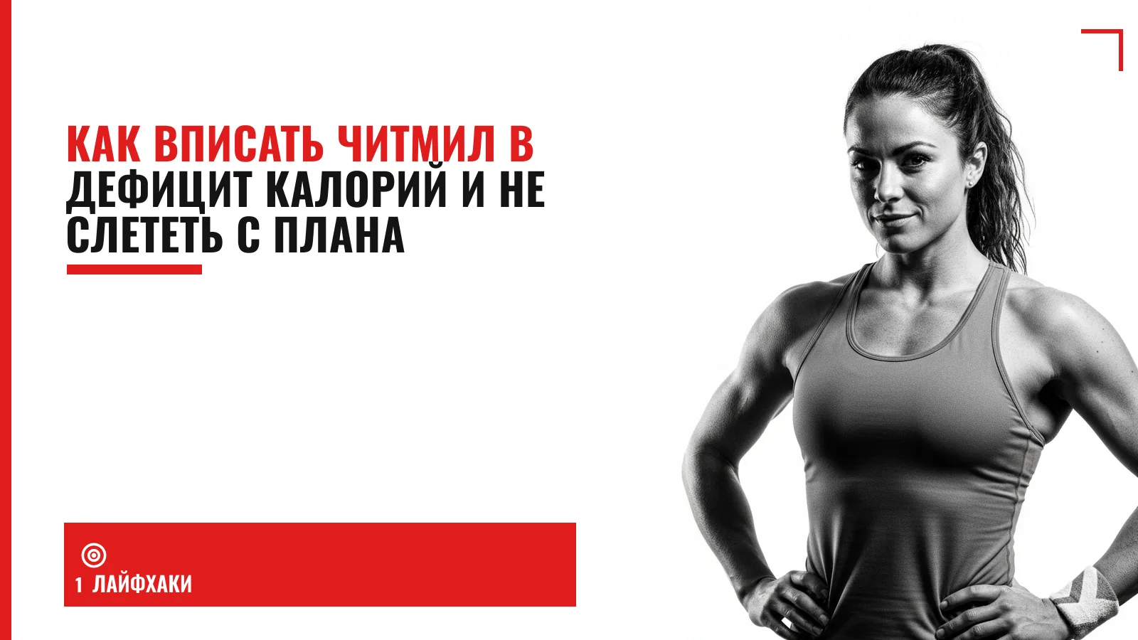 Обложка материала: Как вписать читмил в дефицит калорий и не слететь с плана