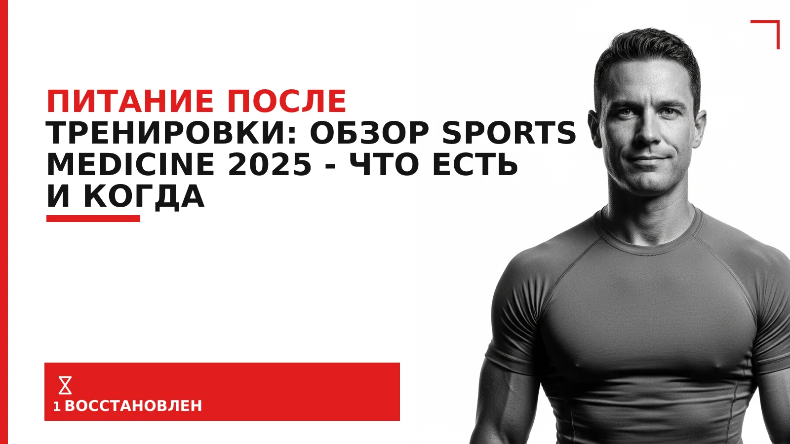 Обложка материала: Питание после тренировки: обзор Sports Medicine 2025 - что есть и когда