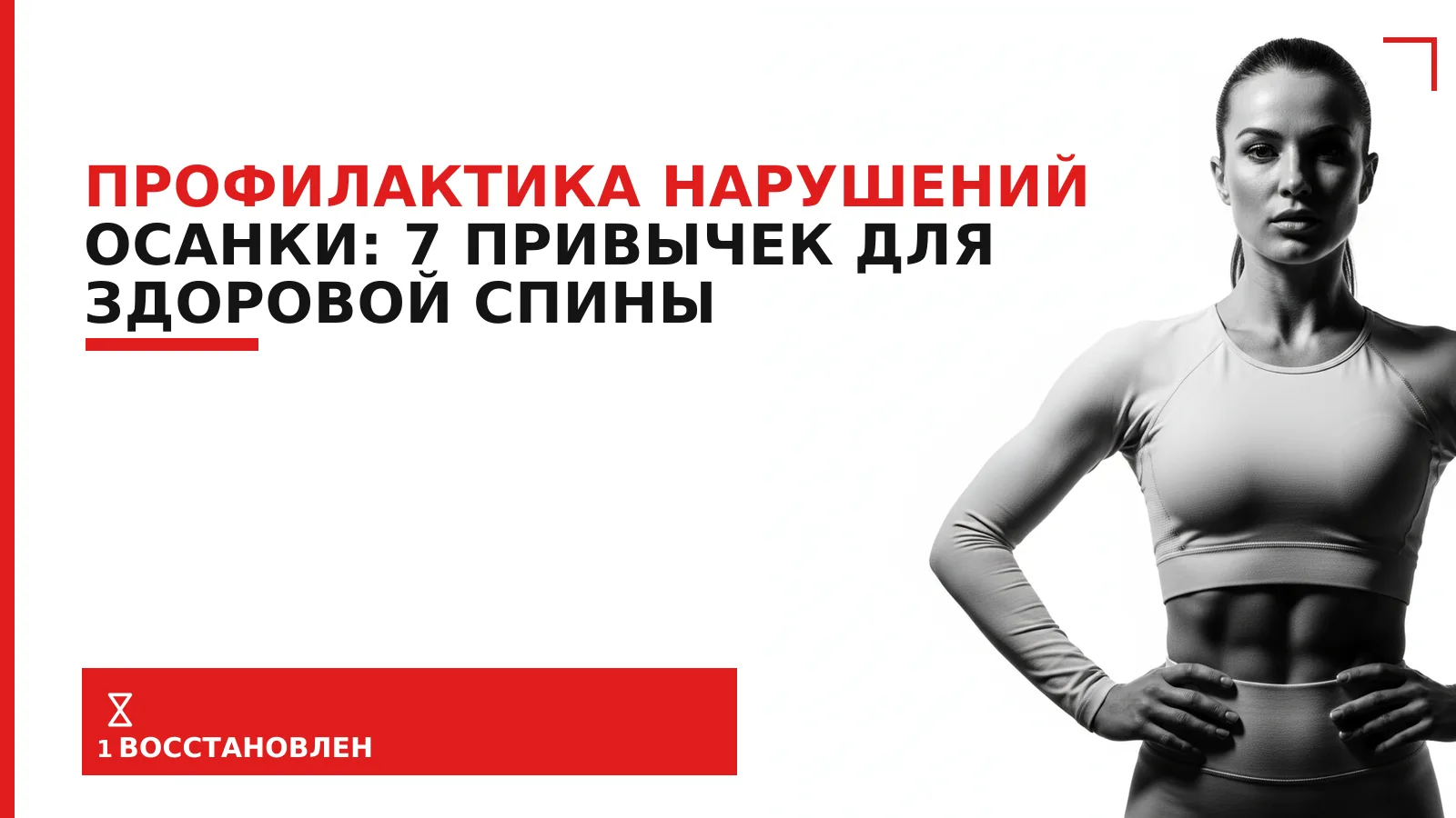 Обложка материала: Профилактика нарушений осанки: 7 привычек для здоровой спины