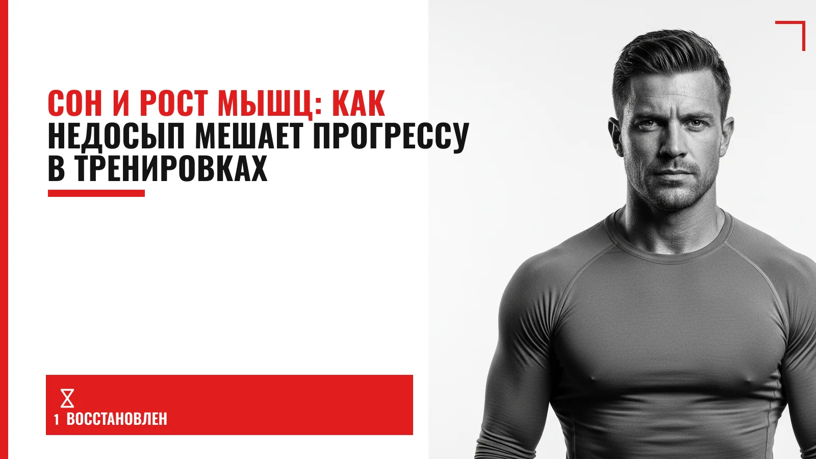 Обложка материала: Сон и рост мышц: как недосып мешает прогрессу в тренировках