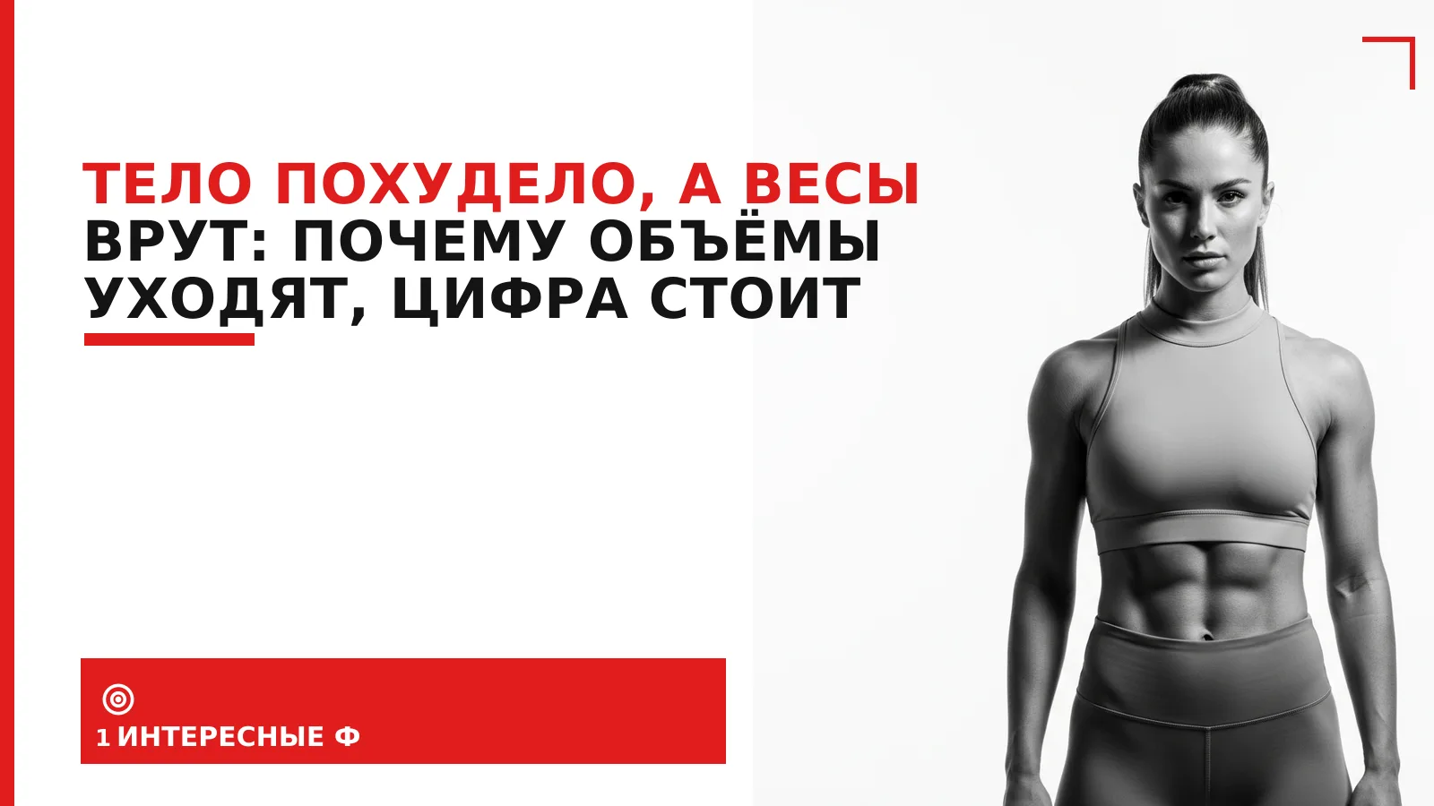 Обложка материала: Тело похудело, а весы врут: почему объёмы уходят, цифра стоит
